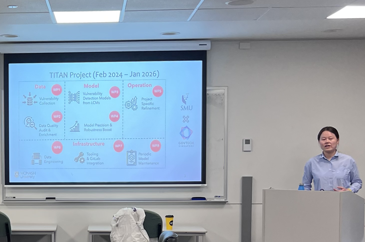 Dr Ting Zhang visited iC2